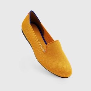 Rothy’s loafers in yellow. Rare!